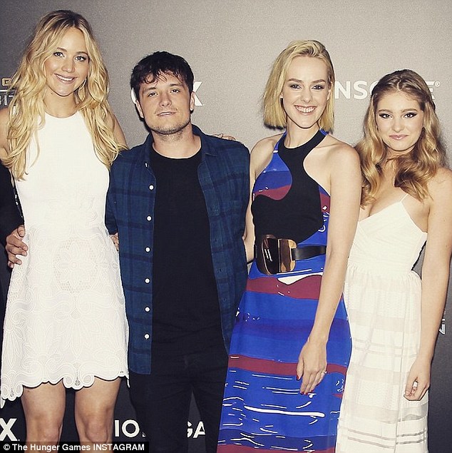 Teamwork! On Monday, Jennifer attended a special event with her Hunger Games co-stars, including Josh Hutcherson, Jena Malone, and Willow Shields, celebrating The Hunger Games exhibition, which opens on July 1