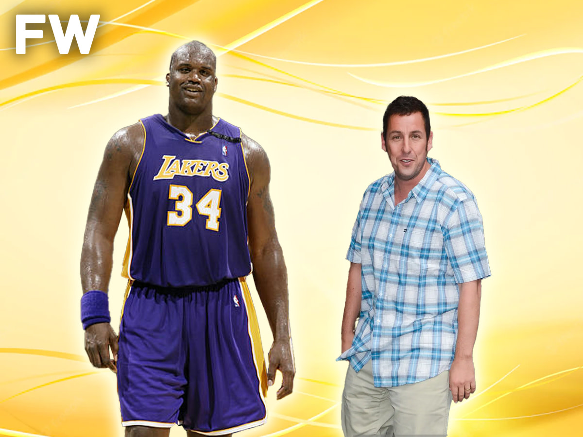 Adam Sandler Told An Epic Joke Of When He Wanted To See Shaquille O'Neal's P***s: "I Don't Have A Security Guard, That Was My D**k."