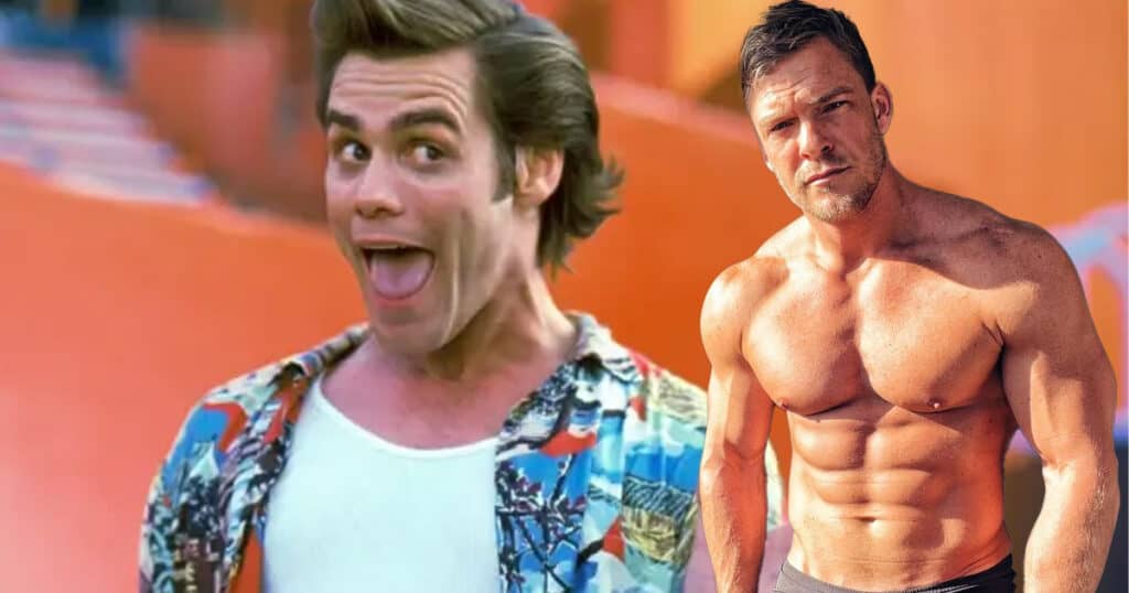 Alan Ritchson Jim Carrey