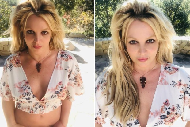 Britney Spears shows off weight loss & flaunts bare stomach in crop top as  she admits it was 'hard' to shed pounds | The US Sun