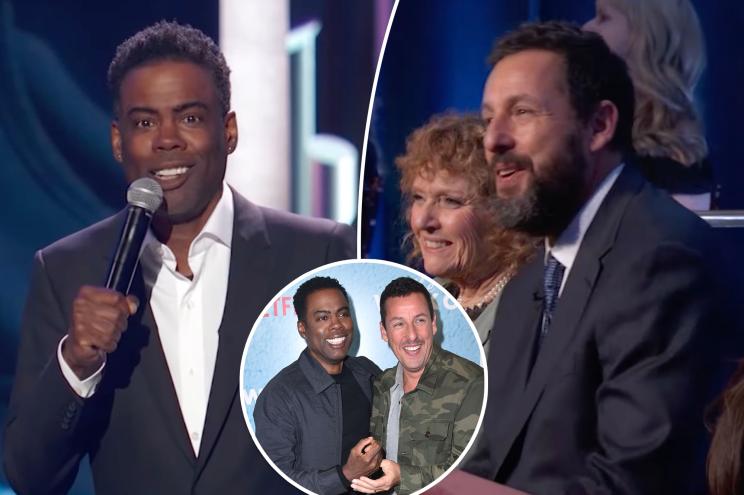 Chris Rock called out the Oscars during his speech for Adam Sandler at the Mark Twain Prize awards.