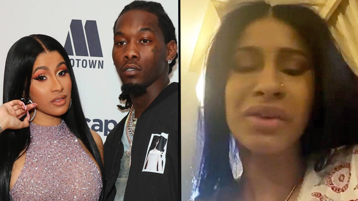 Cardi B addresses claims Offset cheated with Tekashi 69's girlfriend Jade after DMs... - PopBuzz