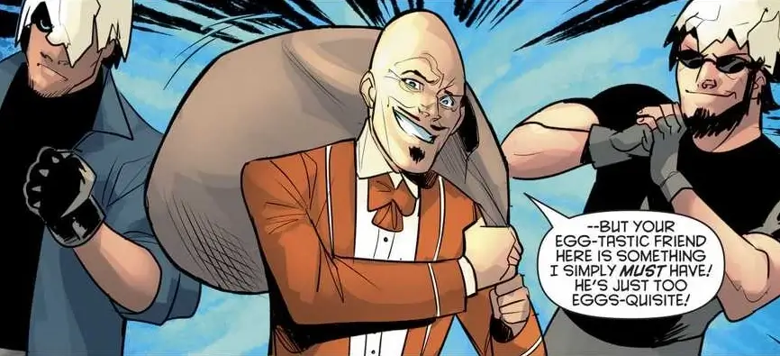 Egghead in the comics.