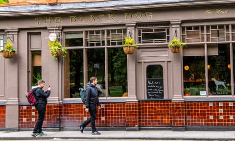 Exterior of the Black Dog pub in Vauxhall