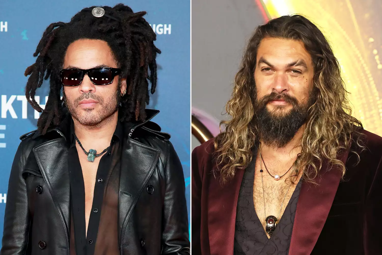 Lenny Kravitz and Jason Momoa