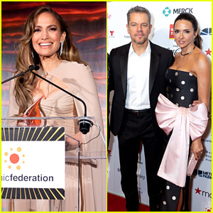 Jennifer Lopez Gets Support from Ben Affleck's BFF Matt Damon While Being Honored at Hispanic Federation Gala