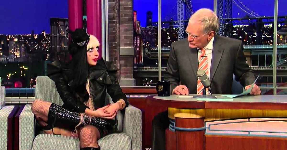 lady gaga david letterman