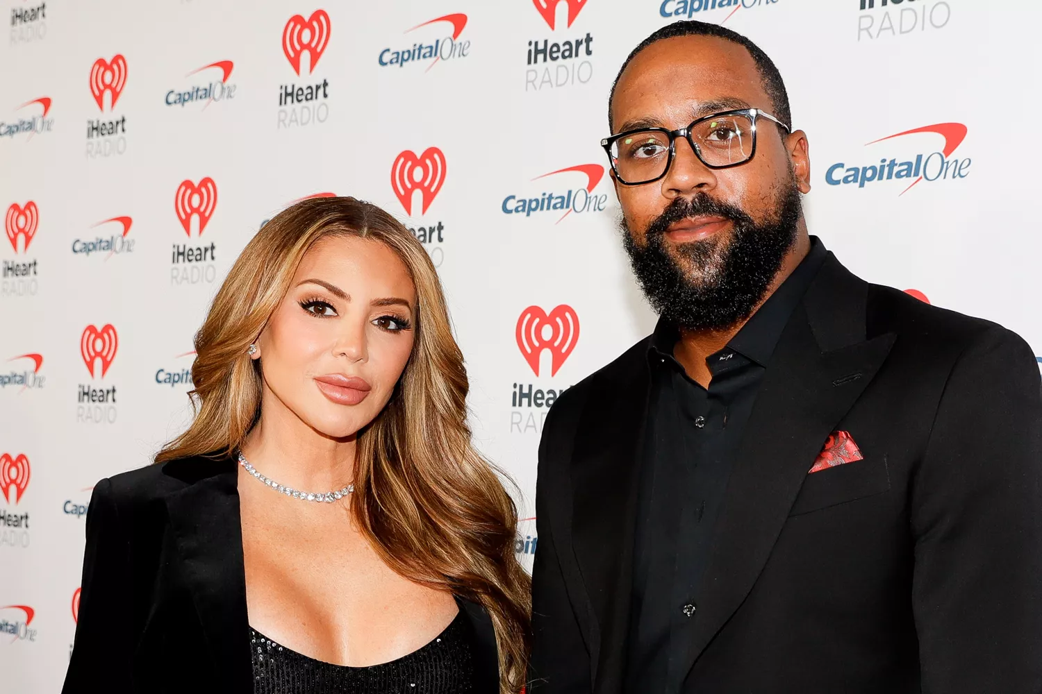 Larsa Pippen and Marcus Jordan at iHeartRadio Jingle Ball held at the Kia Forum on December 1, 2023 in Los Angeles, California.