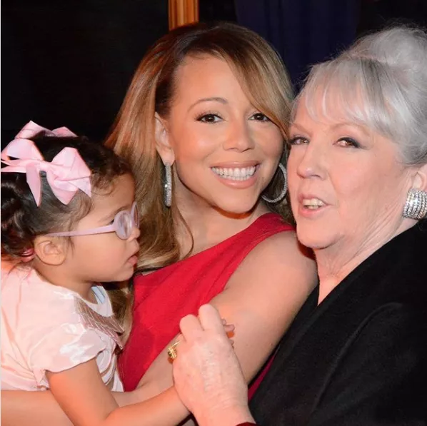 Mariah and Patricia Carey