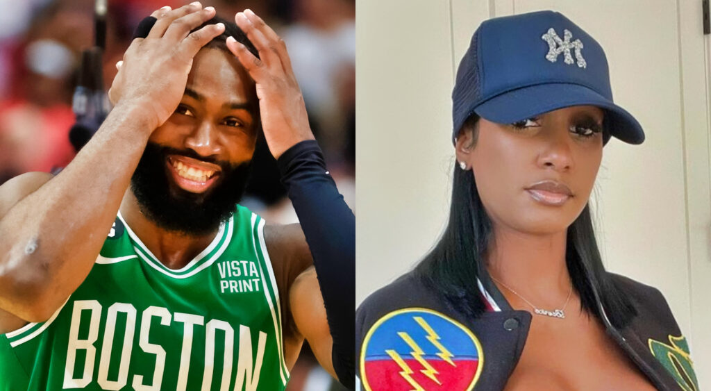 Jaylen Brown and girlfriend