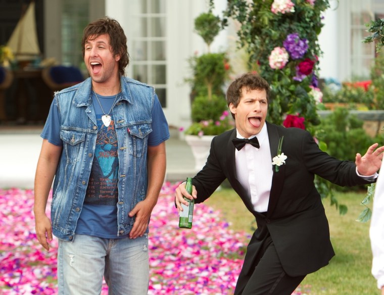 Adam Sandler and 'SNL's' Andy Samberg in