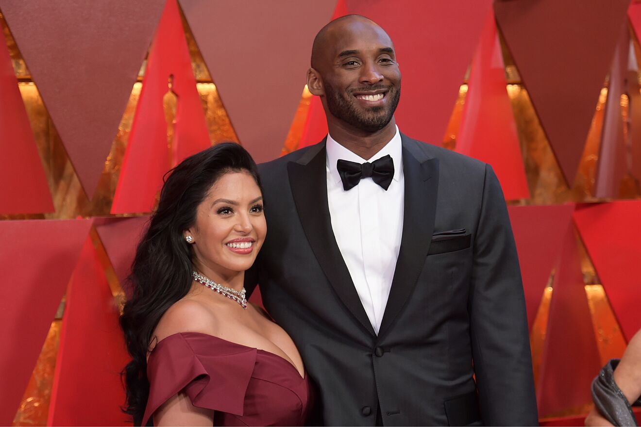 Vanessa and Kobe Bryant together.