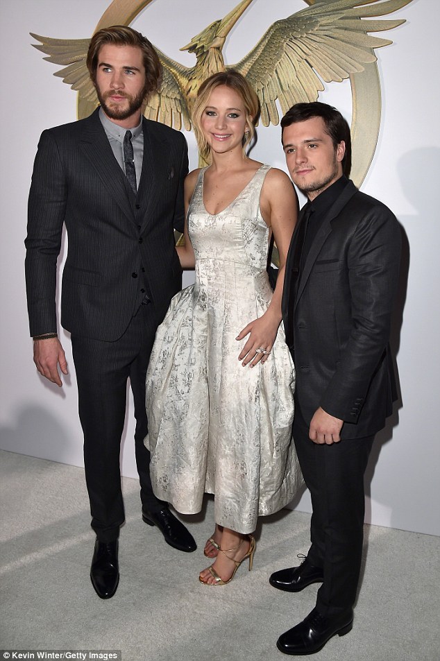 Hello, again! Jennifer will reunite with her Hunger Games co-stars Josh Hutcherson and Liam Hemsworth on July 9 at Comic-Con's historic Hall H in San Diego (pictured November 17)